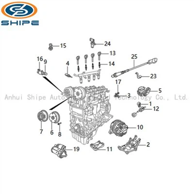 ELEMEN KONTROL ELEKTRONIK SISTEM GNITION UNTUK CHERY TIGGO 2 TIGGO 3X